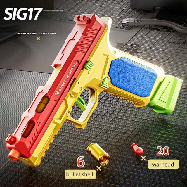 G17 Pistolenschale, Gel Blaster, weiche Kugelpistole, Blowback - Bild 1