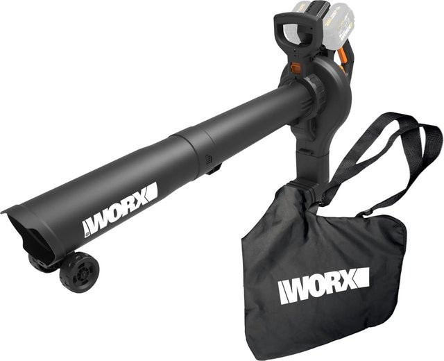 Worx Akku-Laubbläser PowerShare schwarz-orange mit 355 km/h Blasgeschwindigkeit und 20 V Akku - Bild 1