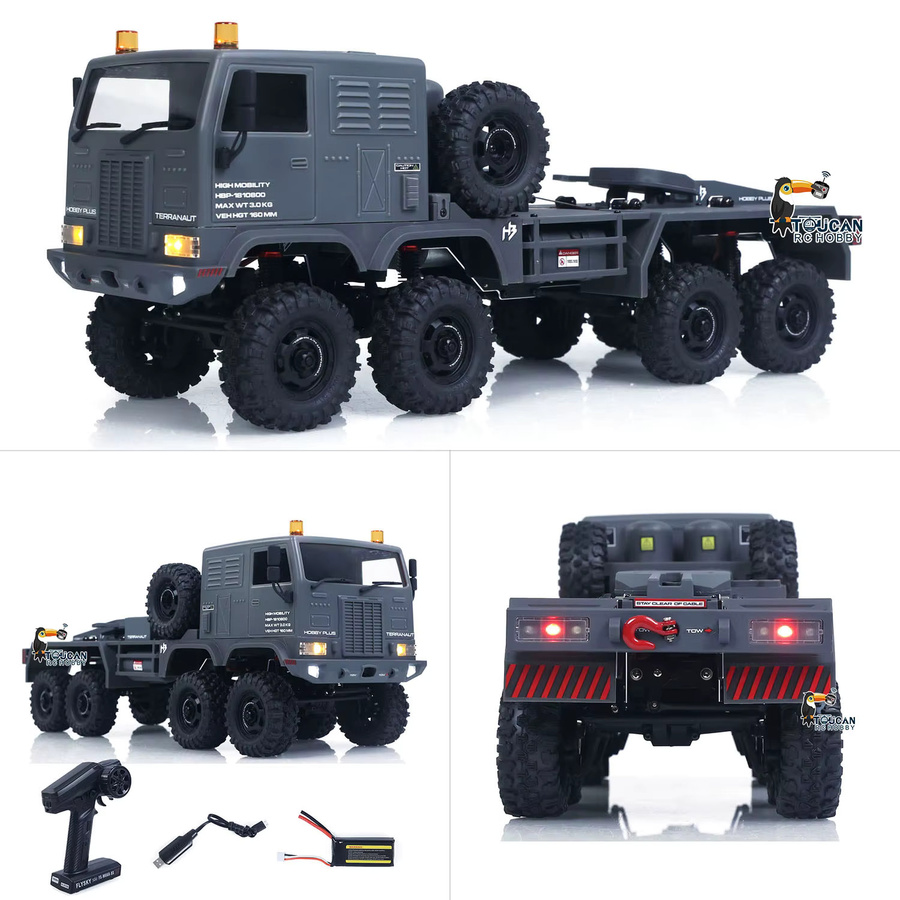 Wheelfun RC Militär-LKW 8*8, Spielfahrzeug, 1:18, Funksteuerung, RTR - Bild 3