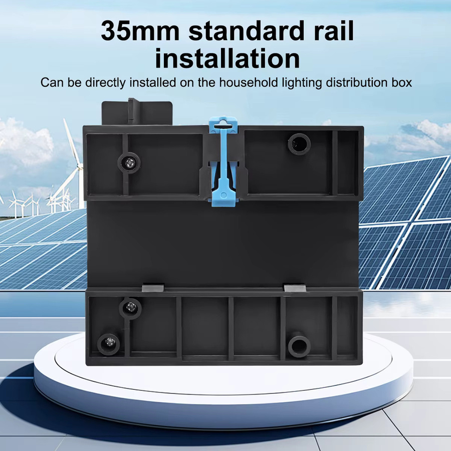 TOMZN ATS Dual Power Automatischer Umschalter für DIN-Schiene, 2P, Farbe: Schwarz - Bild 5