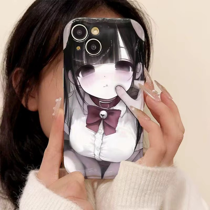 Anime Sexy Girl Softshell Schutzhülle passend für iPhone 17 Air 16 15 14 13 12 11 Pro Max X XR XS Plus in Multicolour - Bild 2