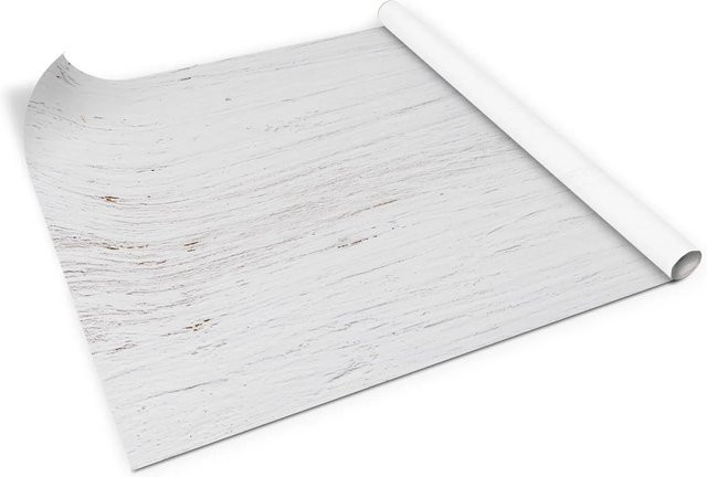 Tulup Möbelfolie Weißes Holz Matt, Klebefolie für Möbel, Breite: 100 cm, Tiefe: 50 cm - Bild 1