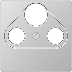 Jung Abdeckung für SAT-TV-Dose A 561 PLSAT AL in Silber - Bild 1