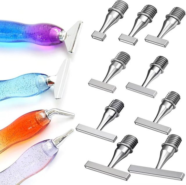 Ersatz-Stiftköpfe aus Metall mit Schraubgewinde für Diamant-Malstifte und DIY-Stickerei-Handwerk - Bild 1