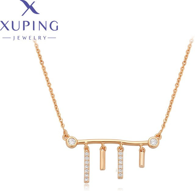 Xuping Halskette Anhänger, Gold, Zirkonia, Damen - Bild 1
