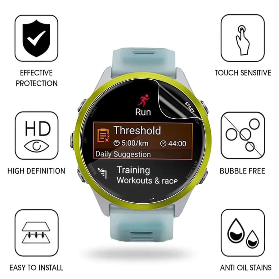 Garmin Displayschutzfolie Hydrogel, Transparent, Unisex - Bild 5