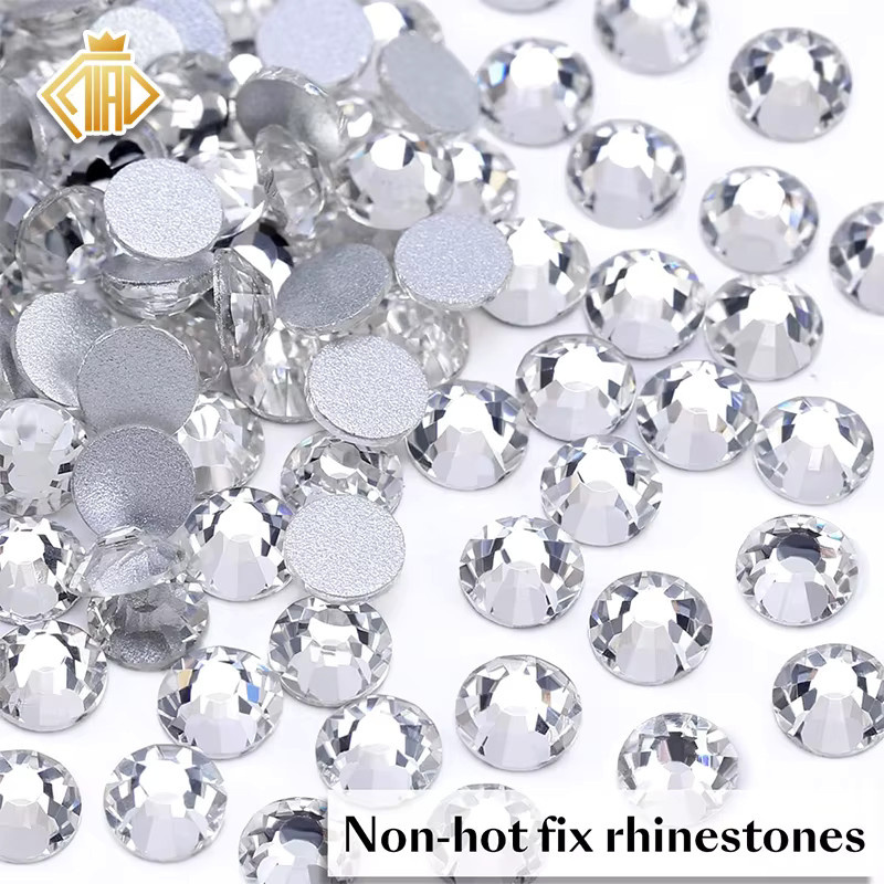 QIAO Glas-Strasssteine, kristallklar, glänzend, für DIY-Nageldesign - Bild 2
