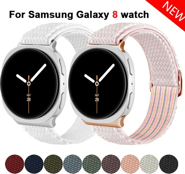 Samsung Galaxy Watch 8 Smartwatch Nylonarmband, Unisex - Bild 1