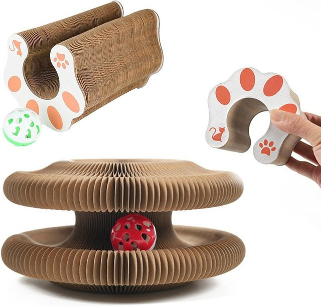 Kitty Kurlz Katzenspielzeug, Katzenkratzbrett - Bild 1