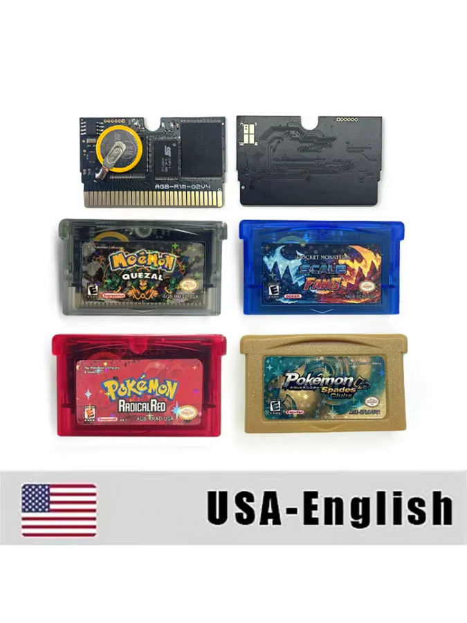 Pokemon Moemon Quezal Spades Clubs Pocket Monsters Scale Tans Radical Red GBA Spielmodul ROM Hack für Game Boy Advance - Bild 3