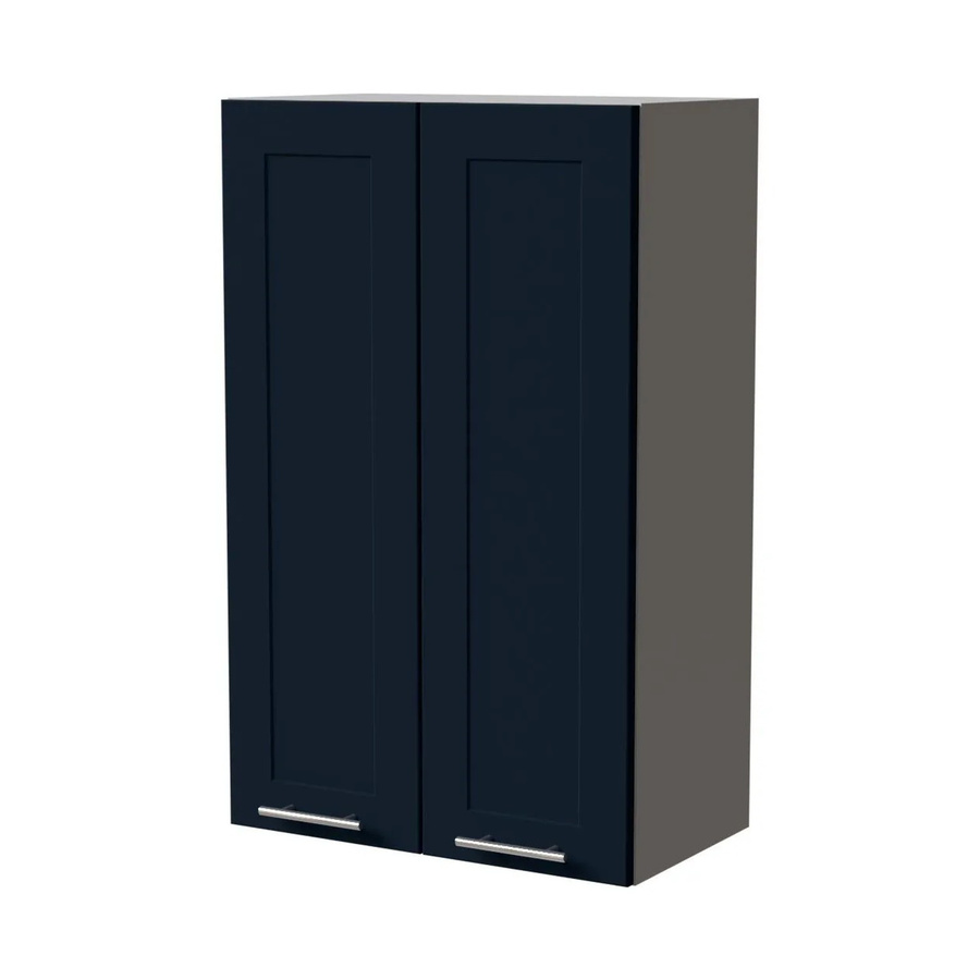Feldmann-Wohnen Hängeschrank Oslo Küchenschrank in Indigo Grau Matt mit Soft-Close-Türen, Breite: 60 cm, Tiefe: 32,5 cm, Höhe: 96 cm - Bild 2