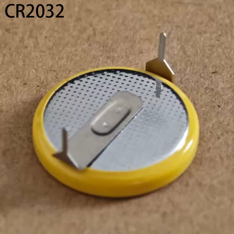 10er Set xinislng CR2032 Lithium-Knopfzellen mit Pins, 3V, 210mAh, Gelb - Bild 2