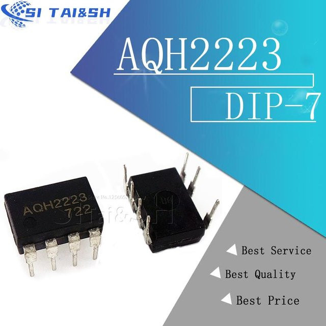 10 Stück Si Tai&SH Phototransistor DIP-7 AQH2223 AQH3213 AQH2213 AQH0223 AQH1223 AQH0213 AQH3223 AQH1213 in Schwarz - Bild 1