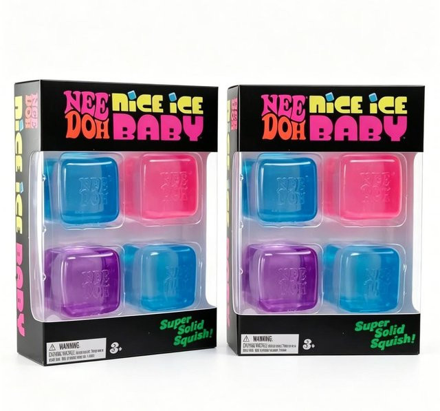 Binchi Fitness Ice Baby Squishy Blöcke, Fidget Toy, Stressabbau-Set - Bild 1