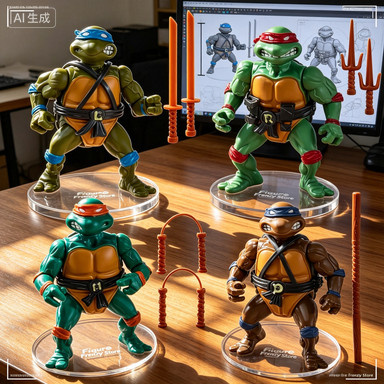 PlayMates Teenage Mutant Ninja Turtles Actionfiguren, Einzelfigur - Bild 1