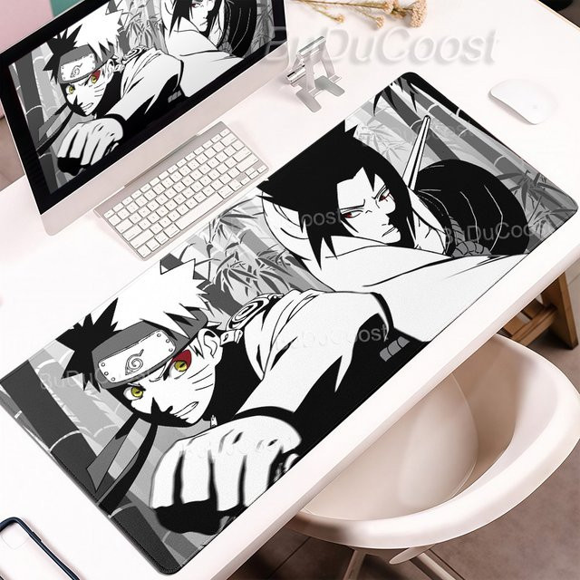Bandai Gaming-Mauspad Naruto Uzumaki in Schwarz und Weiß - Bild 1