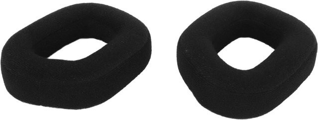 Corsair Ersatz-Ohrpolster für HS80 RGB Headset, geräuschblockierend, verdickt, weich und atmungsaktiv, Farbe: Schwarz - Bild 1