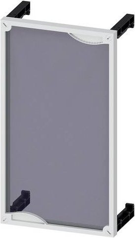 Siemens Leerfeldabdeckung mit Sichtfenster in Weiß und Transparent, H: 45 cm, B: 25 cm - Bild 1