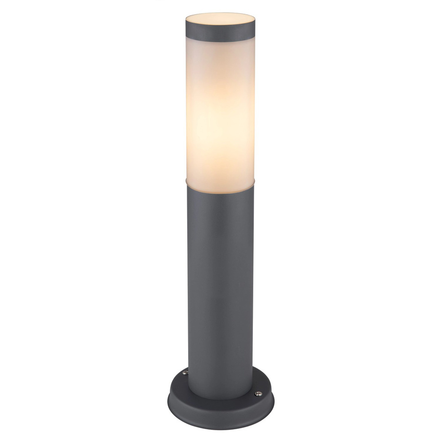 Globo Lighting Außenleuchte Boston in Weiß und Silber, moderne Wandleuchte für den Garten mit IP44 Schutz, Höhe: 45 cm - Bild 2