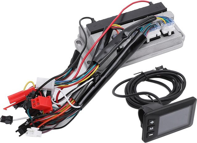 CosyHome Bürstenloser E-Bike Motor Controller mit G51 LCD Display, 500W, 28A, Grau - Bild 1