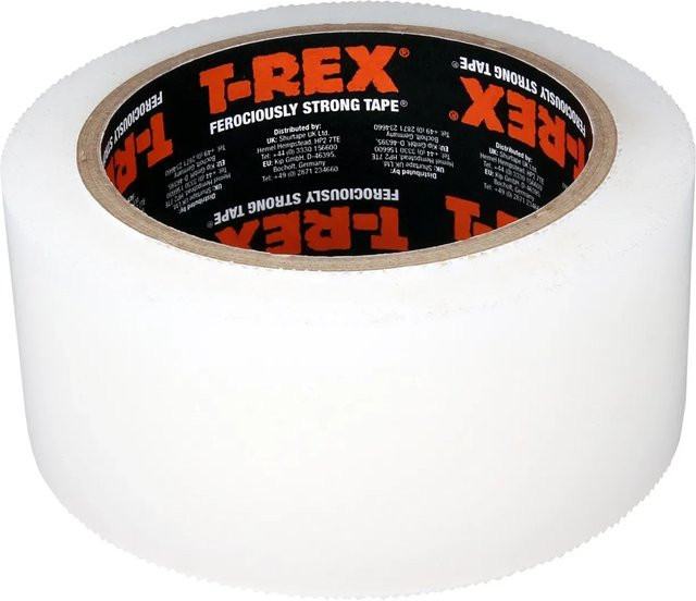T-Rex All-Weather Tape Gewebeband transparent weiß Breite: 4,8 cm, Länge: 25 m - Bild 1