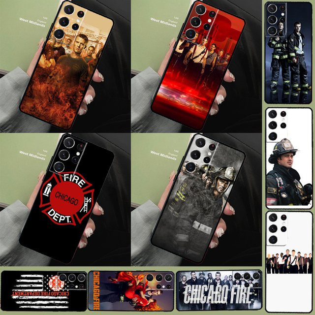 Handyhülle Chicago Fire TV Show für Samsung Galaxy S25 Ultra S24 S23 S22 S21 S20 S10 S9 Plus FE Bumper Cover Multicolor - Bild 1