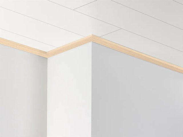 Parador Dekordeckenleiste Dal 3 Light Lines in Beige, B/H/T: 220 x 3,3 x 1,2 cm - Bild 1