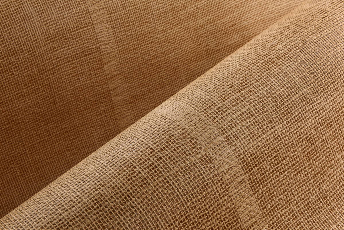 Arte International Tapete Uno in Ochre mit abstraktem Naturdesign und Textiloptik - Bild 2