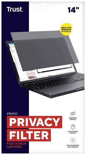 Trust Primo Blickschutzfilter für 14 Zoll Laptops in Schwarz - Bild 1