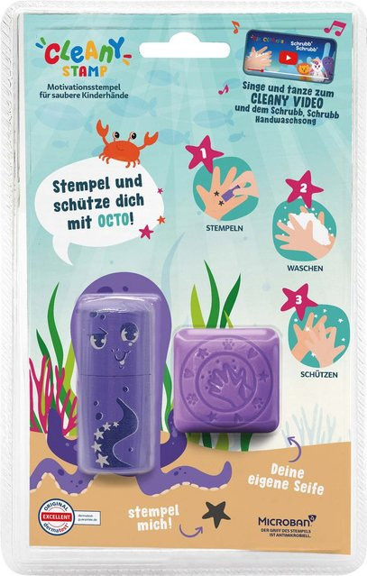 Colop Cleany Stamp Handwaschstempel Oktopus - Bild 1
