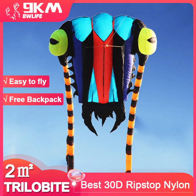 9KM DWLIFE Trilobite Kite, Drachen, Bunt / Mehrfarbig, Plüsch / Textil - Bild 1