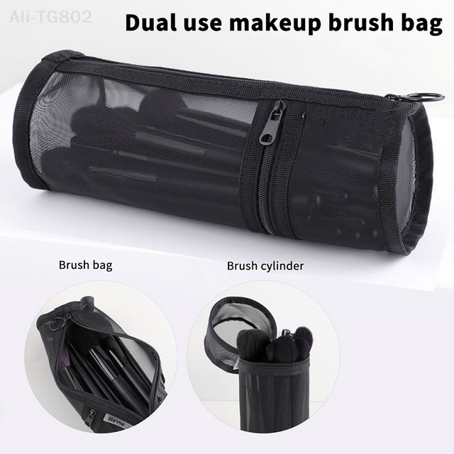 DIKALU Kosmetikpinselhalter Reise-Kosmetiktasche, Schwarz, Unisex - Bild 1