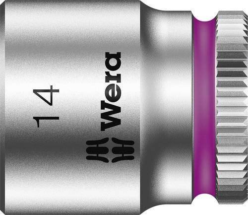 Wera Außen-Sechskant Steckschlüsseleinsatz 14 mm 1/4 Zoll in Silber - Bild 1