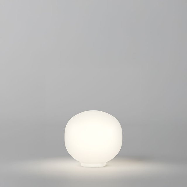Lodes Volum 22 Tischleuchte aus Glas in Transparent und Weiß, modern und nicht dimmbar - Bild 1