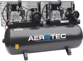 Aerotec Tandem Kompressor 600T-270 FT in Petrol und Schwarz - Bild 1