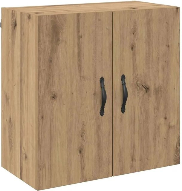 vidaXL Wandschrank Artisan-Eiche in Braun, Modernes Design mit Schranktüren und Regalböden, B/H/T: 60 x 60 x 31 cm - Bild 1