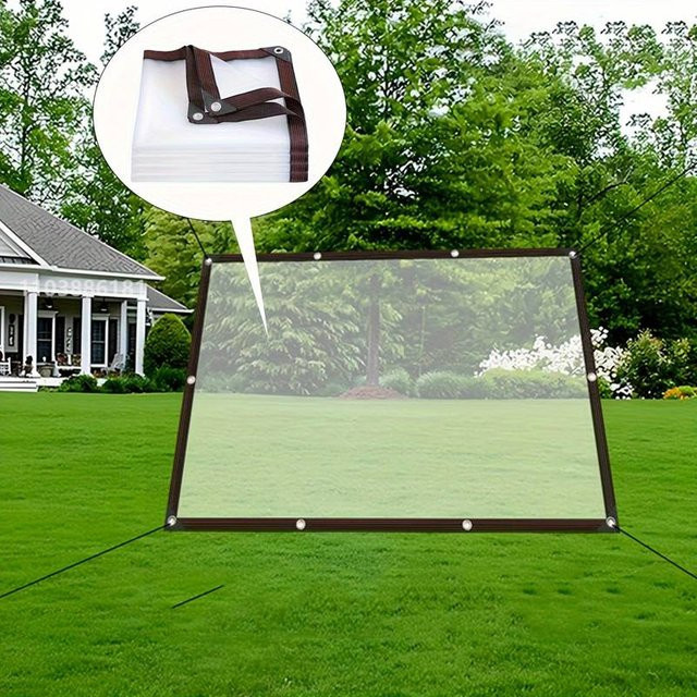 Transparente wasserdichte PE-Folienplane als regensichere Pflanzenabdeckung und Gewächshausfolie für deinen Garten - Bild 1