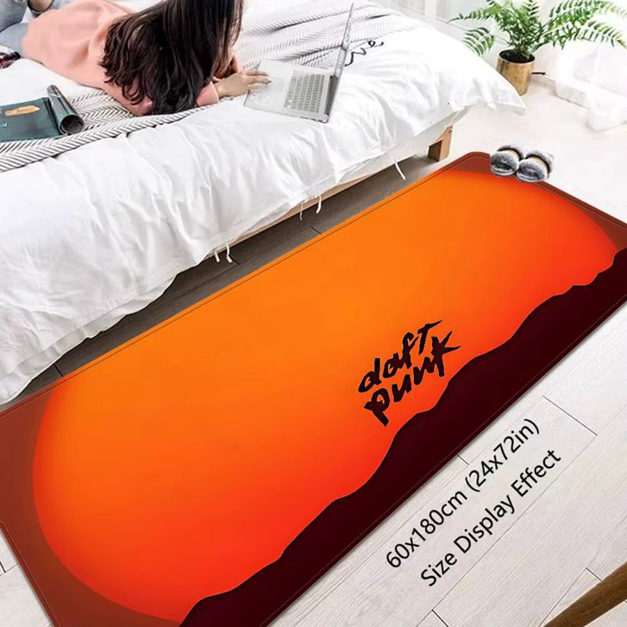 Daft Punk Badezimmermatte A-Around T-The W-World rutschfeste Waschküchenmatte für Wohnzimmer und Balkon - Bild 5