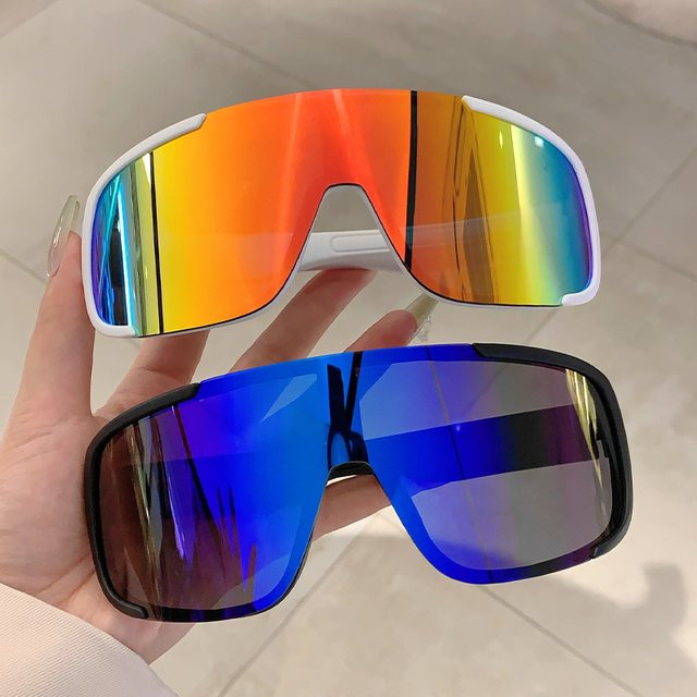 KAMMPT Monoblock Sonnenbrille, Oversize, Vollrand, Kunststoff, Multicolor, Unisex - Bild 1