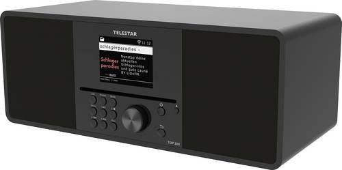 Telestar TOP 300 Internetradio in Schwarz mit DAB+, UKW, CD, Bluetooth, WLAN und USB - Bild 1