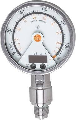 Ifm Electronic Drucksensor PG2489 mit Messbereich -2 inH2O bis 40.16 inH2O, M12 Anschluss, 1 Öffner, 1 Schließer, Analog - Bild 1