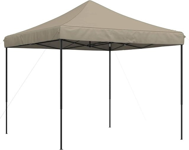vidaXL Party-Zelt aus Oxford-Stoff in Taupe, B/T/H: 292 x 292 x 315 cm - Bild 1