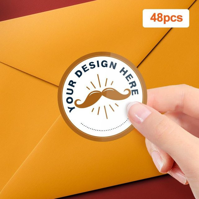 Personalisierbare Sticker von Binchi Outdoor Product in Multicolor, wiederverwendbare Aufkleber für Laptops und Wasserflaschen, B/B/B: 4 x 4 x 0 cm - Bild 1