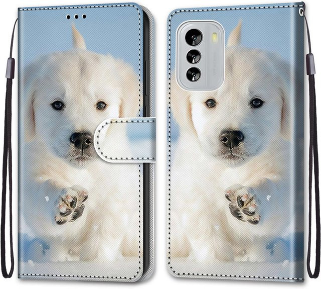 Luxuriöse Lederhülle im Brieftaschen-Stil für Nokia G42, G310 5G, C32, C12, G60, G21, G11 und C01 Plus in Multicolour - Bild 1