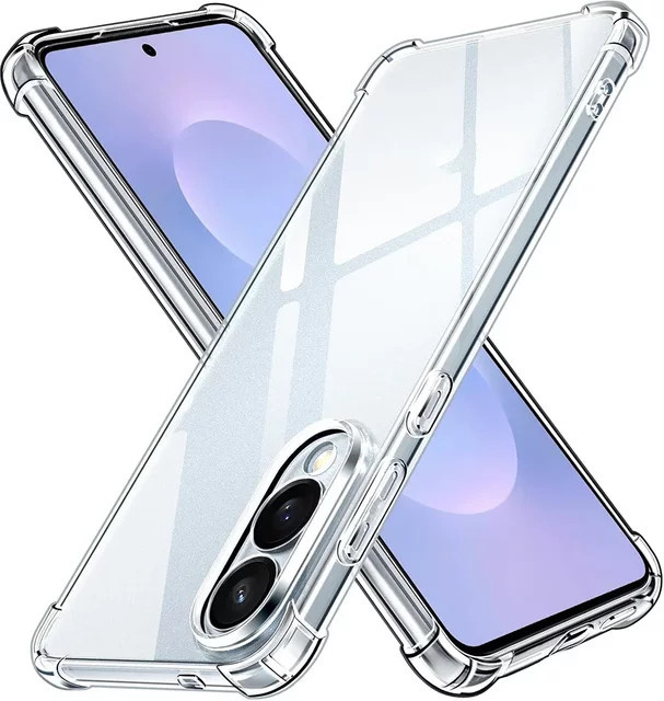 Stoßfeste Silikon-Softhülle für Samsung Galaxy S25 Edge Ultra Plus, ultradünn und transparent - Bild 1
