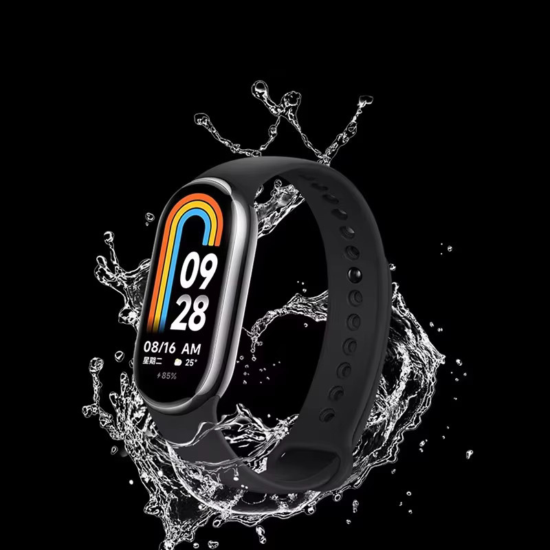 congdi Uhrenarmband Xiaomi Mi Band 8, Silikon, blue, Unisex - Bild 4