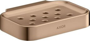 Hansgrohe Axor Uni. Circular Seifenschale für die Wandmontage in Poliertes Rotgold, Breite: 12,7 cm, Tiefe: 9 cm - Bild 1