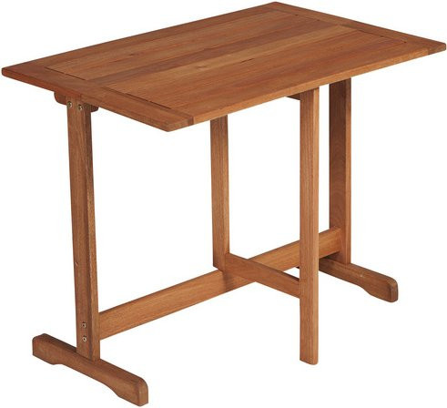 Merxx Klapptisch Porto aus Eukalyptusholz in Beige, B/H/T: 60 x 72 x 90 cm - Bild 1