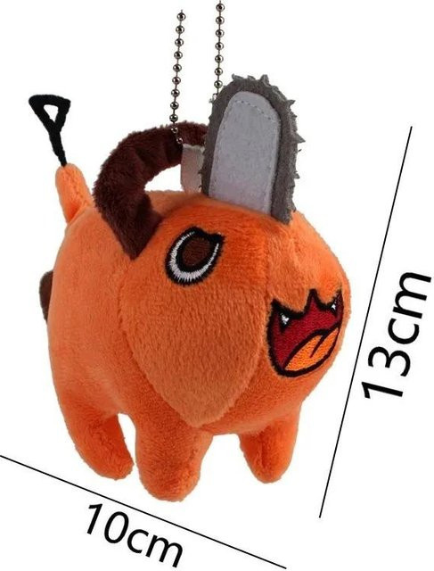 Pochita Kettensägen-Teufel Chainsaw Man Plüschtier, Orange, ab 14 Jahren - Bild 1
