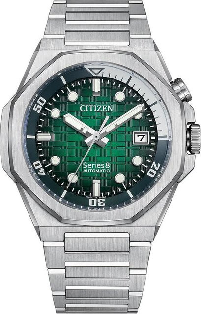 Citizen Armbanduhr, Automatik, Edelstahl, 42,6 mm, Grün, Unisex - Bild 1